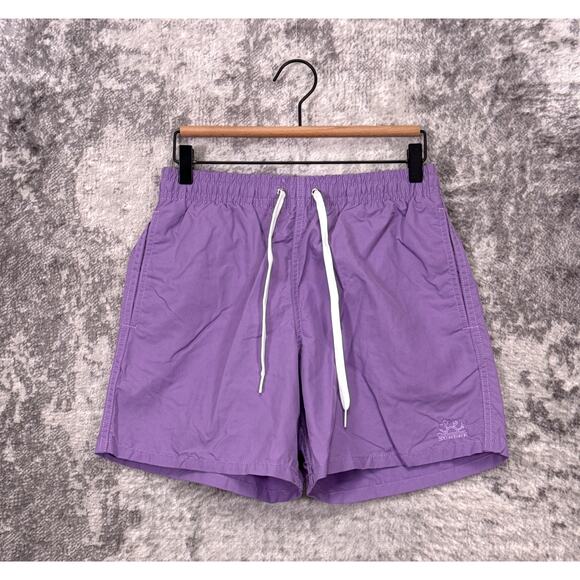 New Sundek Swim Trunks Medium Womens Purple Board Lined Shorts - Picture 1 of 7